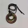Collar Colgante de Madera Estilo Chino Zen, Cadena para Clavícula de Cuerda Trenzada Larga Estilo Étnico Retro, Collar Versátil de Gama Alta