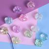 Cielo Estrellado Luminoso Color AB Translúcido Garra de Gato Pulsera de Abalorios Acrílicos con Agujero Vertical Colgante Accesorios de Joyería DIY