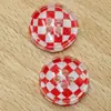 Botões Coloridos de Resina com Quatro Furos e Bordas Finas para Roupas Infantis Camisas, Botões Redondos Costurados à Mão com Bordas Finas, Botões Decorativos Infantis com Quatro Furos