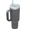 Taza de coche de segunda generación de 40 oz con logotipo, taza de gran capacidad con asa, taza de hielo para coche transfronteriza, taza de agua fría con aislamiento