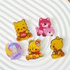 Broche Acrílico de Desenho Animado Criativo Distintivo Pingente de Urso Animal Fofo Alfinete Bijuteria Infantil Acessórios Patch
