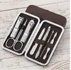 Fabricantes cortadores de unha terno cortadores de unha domésticos ferramentas de manicure aço inoxidável 8 peças presentes de cuidado com as unhas para adultos