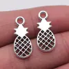 9x 21mm 0,9g multicolor alta venda retrô liga de zinco acessórios suprimentos para a vida pingente de abacaxi
