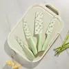 Cuchillo para Fruta de Acero Inoxidable para el Hogar, Cuchillo de Cocina, Cuchillo para Rebanar Carne, Suplemento Alimenticio de Cocina, un Juego Completo de Cuchillos Especiales de Chef Estampados
