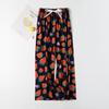 Pantalones de Pijama de Algodón Seda de Verano para Mujer, Delgados, Talla Grande, Sueltos, de Comercio Exterior, Pantalones de Pierna Ancha, Ropa Exterior para Mujeres Embarazadas
