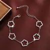 Pulseira Flor Vazada com Microincrustação de Zircônia Estilo Coreano Simples para Mulheres, Versátil e Fashion, Ajustável, Joia Transfronteiriça de Luxo Leve