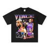 Camiseta Popular Estilo Americano Modelo Nuevo 2026 con Estampados de Irving, Kobe, Curry, Jersey de Baloncesto Manga Corta Cuello Pequeño