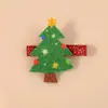 Nuevos Pasadores para el Cabello de Niños de Navidad con Accesorios de Mariposa y Copo de Nieve, Patrón de Regalo, Pequeños Accesorios para el Cabello con Decoración de Lazo de Lentejuelas para Cabello Suelto