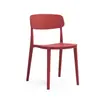 Silla de Entrenamiento Minimalista Nórdica con Marco de Acero Galvanizado en Forma de Lazo, Silla de Plástico Grueso Apilable Multicolor, Directo de Fábrica