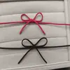 Estilo Coreano Estilo Pura Pasión Cadena para Clavícula Lazo Plata Pequeño Corazón Collar Gargantilla Estilo Dulce Fresco Joyería