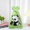 Venta Directa de Fábrica Panda Abuelo Mismo Estilo Panda Bolso de Punto Bolso de Mano Estilo Coreano Bolso Chaleco Almacenamiento Tote