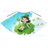 St Hecho a Medida de Fábrica. Capa Infantil Verde Estampada del Día de San Patricio, Capa de Disfraz de Atrezo para Actuación Estilo Europeo y Americano para Niños y Niñas