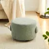 Taburete Pequeño de Moda para Uso Doméstico, Lindo Taburete Cálido de Peluche de Oso para Sala de Estar, Taburete para Sentarse Bebé, Taburete para Cambiar Zapatos para Entrada, Banco para Niños