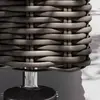 Sofá de Rattan para Exterior Pátio Pousada Piscina Varanda Retrô Villa de Lazer Jardim Ao Ar Livre Móveis à Prova d'Água Proteção Solar