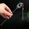 Pasador de Estilo Antiguo con Borlas, Pasador de Alto Nivel Estilo Chino Nuevo para Peinados Recogidos, Accesorios para el Cabello para Novias y Puestos en Zonas Turísticas