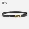 Cinturón Transfronterizo con Patrón de Cocodrilo para Mujer, Piel Genuina, Gama Alta, Falda Decorativa Versátil y de Moda para Jeans, Cinturón Sencillo para Mujer