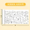 Rolo de Pintura para Rabiscar Infantil Pintura para Colorir Papel de Desenho Grande Espesso Super Longo Jardim de Infância Bebê Tela de Pintura para Colorir Livro Álbum de Figuras