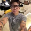 Camiseta de Verano para Hombre Estilo Retro Americano Gris de Punto de Manga Corta Estilo Old Money Holgada Hombro Normal Cuello Pequeño Elástico Media Manga