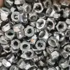 Tuerca Antiaflojante Estándar Americana Acero Inoxidable 304 Punto de Presión Hexagonal Tuerca de Seguridad de Nylon 1/4 Rosca Fina Americana Británica Rosca Inversa