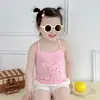 Chaleco de Niña Verano Delgado Algodón Puro Niña Pequeña Fondo Top sin Mangas Ropa Exterior para Bebé Camisola para Niños