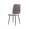 Fabricante de Silla de Comedor Suave Empaquetada para el Hogar Silla de Comedor de Hierro para Cafetería Silla Simple a Cuadros Silla de Negociación para Hotel Ocio Silla con Respaldo