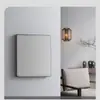 Interruptor de Pared Panel en Blanco Tricolor Oculto Tipo 86 Bloqueo de Pared Doméstico Panel Decorativo Protector Grueso