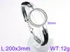 Moda Europea y Americana Transfronteriza Acero Inoxidable Nicho para Hombre Pulsera de Cuero Trenzado Envuelto en Cuerda de Cuero de Múltiples Capas de Dos Capas