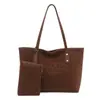 Bolsa Retrô Feminina Grande Capacidade 2025 Nova Outono e Inverno Versátil Casual Bolsa de Ombro Textura Bolsa Tote para o Dia a Dia