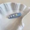 Coreia do Sul Mesmo Estilo Luxo Leve High-end Grampo de Cabelo Franja de Jeans Cabelo Quebrado Clipe Lateral Laço Grampo Doce Adorno de Cabeça