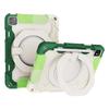 2026 Adequado para Ipadmini8 Silicone Antiderrapante Bloqueio de Cor Capa para Tablet Geração Ipad12 Capa com Suporte Giratório Capa Anticolisão