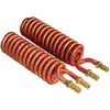 Bobina de Tubo Aletado tubo de calor aletado de cobre trocador de calor de tubo aletado tubo de calor tubo espiral resfriador fornecimento direto da fábrica