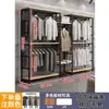Estante de exhibición tienda de ropa de pie ropa de hombre mujer niño doble capa colgar ropa tienda madre e hijo estante especial vitrina de centro comercial