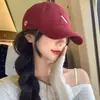 Gorra de Béisbol Nueva de Estilo Coreano Simple Oversize con Visera Ancha Que Hace que la Cara Parezca Más Pequeña, Versátil y Moderna para Mujer