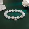 Ojo de Gato Blanco Piedra Lunar Gris Retro Marca Fu Pulsera de Hielo para Mujer Estilo Mori Hada 2022 Estilo Nuevo Temperamento de Alta Gama