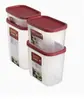 Conjunto de Recipientes Plásticos de Grau Alimentício para Armazenamento de Alimentos, Caixa Selada Hermeticamente, Seguro para Micro-ondas, Organizador de Frutas para Geladeira, Lancheira Bento Portátil