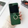Oso Lindo Entrecerrando los Ojos Adecuado para Funda de Teléfono Móvil Samsung Zflip7 Anti-Caída Flip5/6 Celebridad de Internet Dibujo Animado Estilo Caliente Nuevo