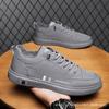 Sapatos Masculinos 2024 Verão Novos Sapatos de Pano de Seda Gelo Respirável Sapatos Versáteis da Moda Sapatos Casuais Esportivos de Trabalho Masculinos