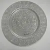Platos Chapados en Color Transfronterizos, Platos Desechables de Plástico PP Estilo Europeo para Bodas, Fiestas y Hoteles