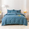 Conjunto de quatro peças 100% algodão Conjunto de quatro peças de cama estampado 100% algodão Lençol de cama com várias especificações Fabricante de roupa de cama com elástico