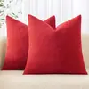 Funda de almohada de lino Meteor Estilo retro Color liso Chenilla Tridimensional Bambú Funda de cojín para sofá Transfronterizo Americano Amazon