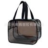 Bolsa Transparente Simples de Venda Quente Transfronteiriça para Viagem Grande Capacidade Armazenamento com Divisórias PVC Separação Seca e Úmida Necessaire