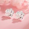 Pendientes de perlas de camelia para otoño e invierno, estilo Chanel, pendientes únicos, diseño de nicho, vestido de lujo ligero retro de alta calidad.