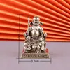 Latão Puro Tianshi Fu Mo Zhong Kui Bênção Decoração Vintage para Casa Artesanato para Mesa de Escritório Pequenos Enfeites de Bênção