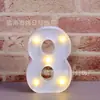 Luces de Letras Luminosas Transfronterizas, Números en Inglés, Luces LED, Propuesta de Cumpleaños, Declaración, Montaje de Escena, Decoración de Atmósfera, Coloridas