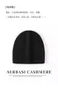 Gorro Holgado de Doble Capa Engrosado 100% Cachemira Otoño e Invierno para Mujer Tejido de Punto Trenzado Caliente Protección para los Oídos Envoltura para la Cabeza Gorro Frío Postparto