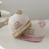 Sombrero de Sol de Verano para Bebés Niños y Niñas, Estilo Coreano Lindo Oso Malla Sombrero, Transpirable Suave Ala Gorra Visera, Delgado