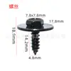 Aplicable a BMW 128i 135i 323i 328i 335d 335i M3 Tuerca de Protección Térmica Inferior Tornillo de Chasis