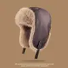 Gorra de Béisbol Cálida para Otoño e Invierno que Protege los Oídos para Hombres de Mediana Edad y Mayores, para Ancianos, Papá, Abuelo, con Forro de Felpa