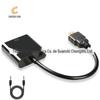 Conversor Spot do Fabricante Hdtv para Vga Hd Hddc Áudio e Vídeo Adaptador Hd Cabo Hdtv para Vga