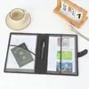 Porta-Documentos Grande Capacidade Atacado, Porta-Cartões com Fecho de Clipe, Porta-Passaporte, Porta-Tickets de Armazenamento de Viagem Multifuncional